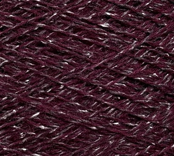 Millefili Art. Cacioepepe Nm 1/7800 – Tweedgarn aus Seide, Wolle und Kaschmir col. Marsala-Pflaume